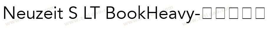 Neuzeit S LT BookHeavy字体转换